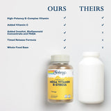SOLARAY Mega Vitamin B-Stress, 120 VegCaps  04241