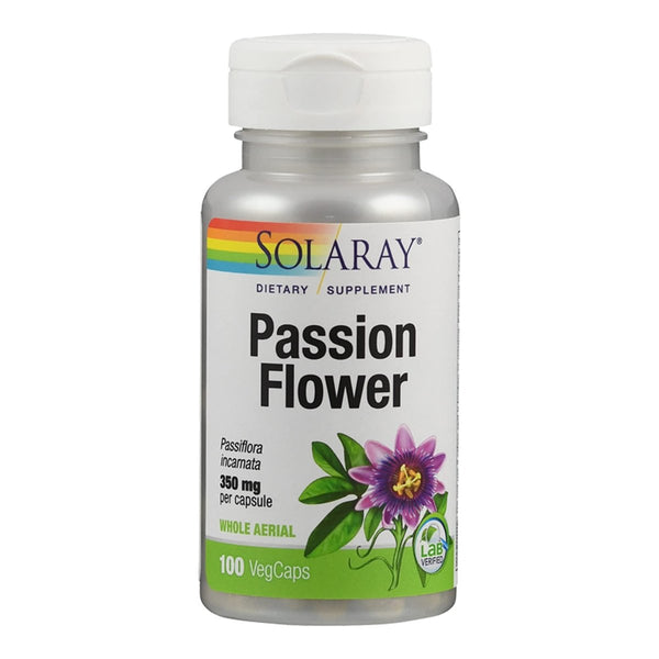 Solaray Passion Flower Aerial 350 mg VCapsules - 100 Count