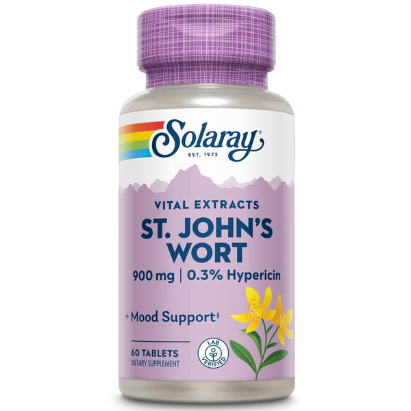 Solaray St. John's Wort Aerial Extract One Daily - 60 Tablets