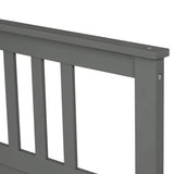 Solid Wood Platform Bed and Kids Room Headboard