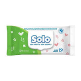 Solo Wet Wipes with Lid for Daily Cleansing 90 Count