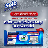 Solo Ultra Power Aquablock Surface Cleaning Wipes 30 Count