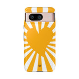 HEART SUN RAYS | Tough Phone Case