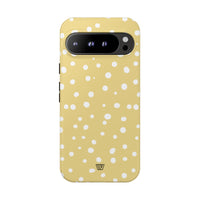 MUTED YELLOW DOTS | Tough Phone Case