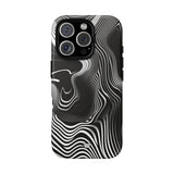 ABSTRACT ZEBRA STRIPES | Tough Phone Case