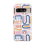 MEMPHIS BOLD LINES | Tough Phone Case