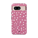 BLUSH RED DOTS | Tough Phone Case