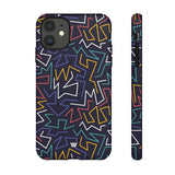 ZIGZAG NIGHT | Tough Phone Case