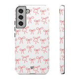 RED RIBBON CHARM | Tough Phone Case