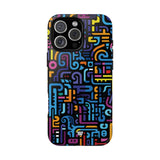 NEON GLYPHS | Tough Phone Case