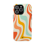 RETRO GROOVY SWIRLS | Tough Phone Case