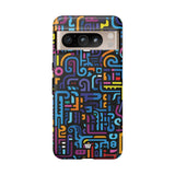 NEON GLYPHS | Tough Phone Case