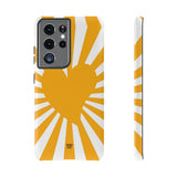 HEART SUN RAYS | Tough Phone Case
