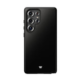 JET BLACK | Tough Phone Case