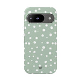 PASTEL GREEN DOTS | Tough Phone Case