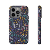 ZIGZAG NIGHT | Tough Phone Case