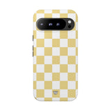 BANANA YELLOW CHECKERBOARD | Tough Phone Case
