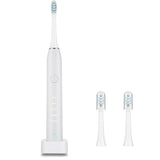 Sonic Electric Toothbrush For Adults Magnetic Charging Waterproof IPX7 Replacement Heads Set