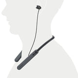 Sony - C400 Wireless Behind-Neck in Ear Headphone - Black (Refurbished)