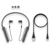 Sony - C400 Wireless Behind-Neck in Ear Headphone - Black (Refurbished)
