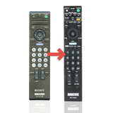 Anderic Substitute For Sony RM-YD072 TV Remote Control - RMYD072 [RRYD023]