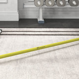 Soozier 7.2ft Weight Bar, Olympic Bar with Rotating Sleeves, Non-Slip Knurling Grip, 1500lbs Weight Capacity, Yellow