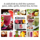 Premium Commercial Stainless Steel Slushy Machine With Triple Tank Advance Cooling, 45L (SAK52258)