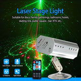 Sound Activated LED Projected Laser Patterns