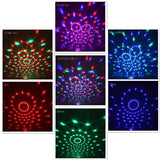 Sound Activated Rotating Disco Ball Party Lights Strobe Light