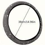 Sparkling Diamond Steering Wheel Cover