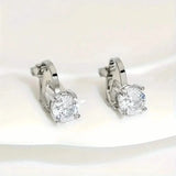 Sparkling Round Perforated Women's Earrings