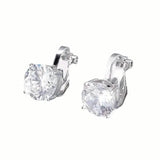 Sparkling Round Perforated Women's Earrings