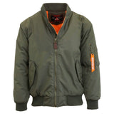 Spire by Galaxy Men's Heavyweight MA-1 Bomber Jacket