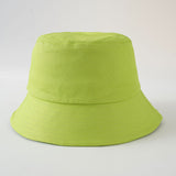 Spring and summer new fisherman hat simple solid color Korean version sun hat foldable men and women can wear basin hat