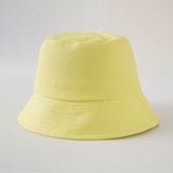 Spring and summer new fisherman hat simple solid color Korean version sun hat foldable men and women can wear basin hat