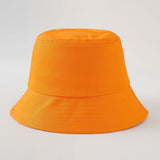 Spring and summer new fisherman hat simple solid color Korean version sun hat foldable men and women can wear basin hat