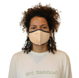 Spun Bamboo Breathable Face Mask - Natural, Silky Soft, Ultra Comfortable