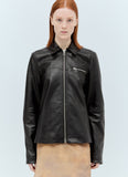 Sportmax Women Nappa Leather Jacket