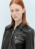 Sportmax Women Nappa Leather Jacket