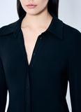 Sportmax Women Crepe Jersey Shirt Dress