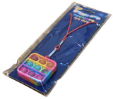 Square Pop Fidget Necklace — 12-Pack (3 each: Yellow, Blue, Pink, Purple) or 12 multicolor