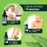 Antibacterial Body Wash - Antibacterial Soap And Tea Tree Body Wash For Jock Itch, Athletes Foot, Eczema And Back Acne - Anti Bacterial Body Soap For Men And Women Safe For All Skin Types - 2 Pack 8 Fl Oz (Pack of 2)
