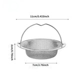 Stainless Steel Bathtub Hair Catcher