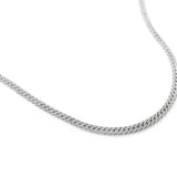 Stainless Steel Flat Snake Bone Chain Necklace