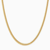 Stainless Steel Flat Snake Bone Chain Necklace
