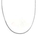 Stainless Steel Flat Snake Bone Chain Necklace