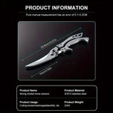 Stainless Steel Heavy-Duty Kitchen Non-Slip Grip Scissors
