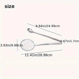Stainless Steel Kitchen Strainer Tongs - High-Temperature Resistant