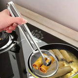 Stainless Steel Kitchen Strainer Tongs - High-Temperature Resistant