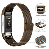 Stainless Steel Mesh Milanese Loop Band for Fitbit Charge 2